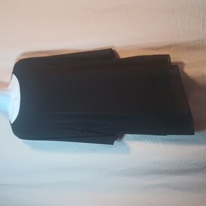 Susan Graver Every Day Black Flowing Long Sleeve Tee